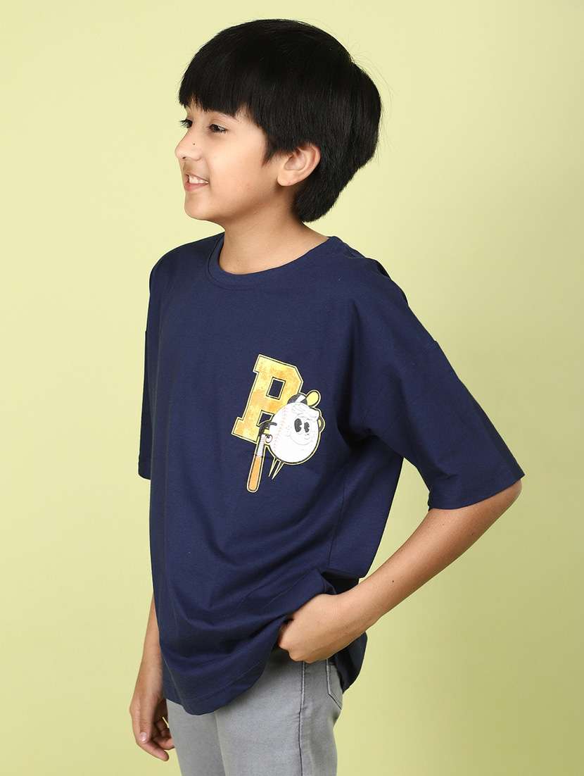 boys back print cotton t-shirt - 21177197 -  Standard Image - 2