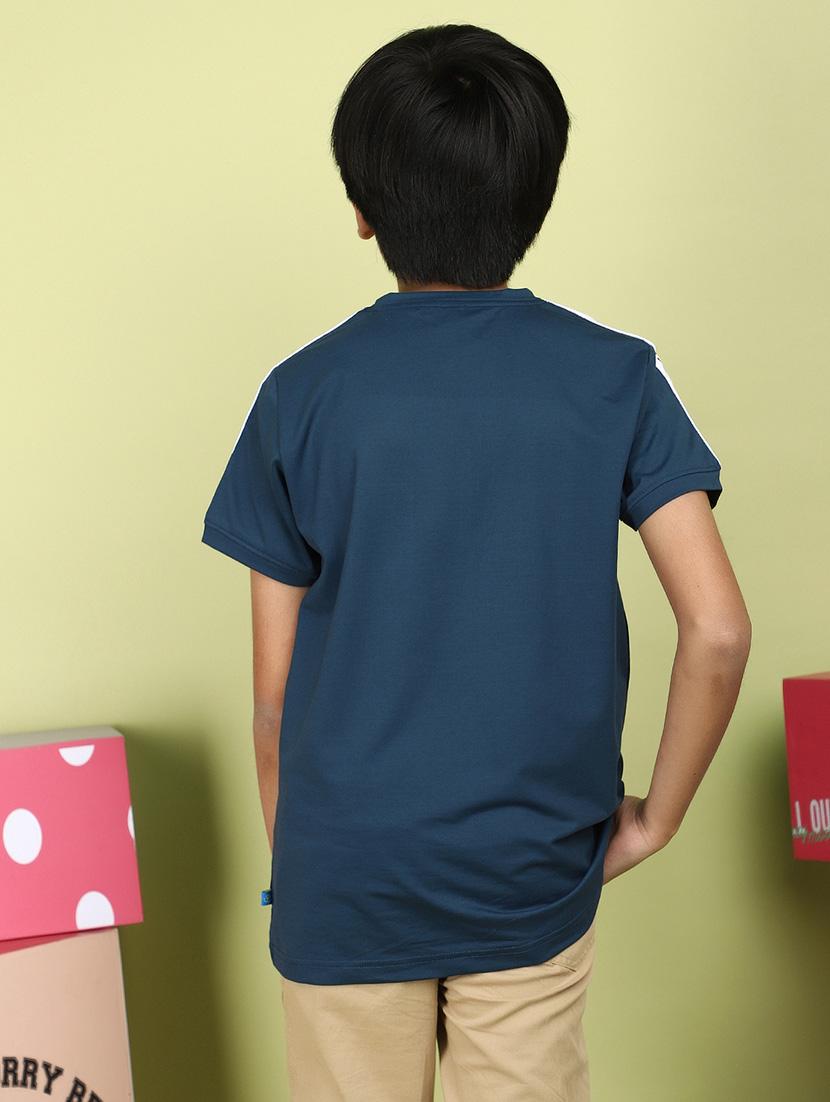 kids boy printed round neck t-shirt - 21177204 - Standard Image - 2
