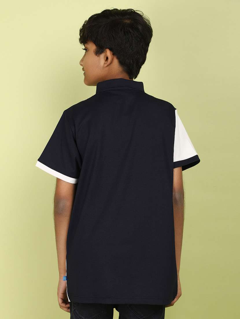 kids boy short sleeve polo t-shirt - 21177206 -  Standard Image - 2