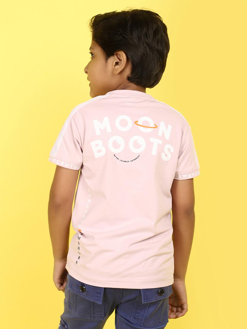 kids boy printed round neck t-shirt - 21177213 - Standard Image - 2