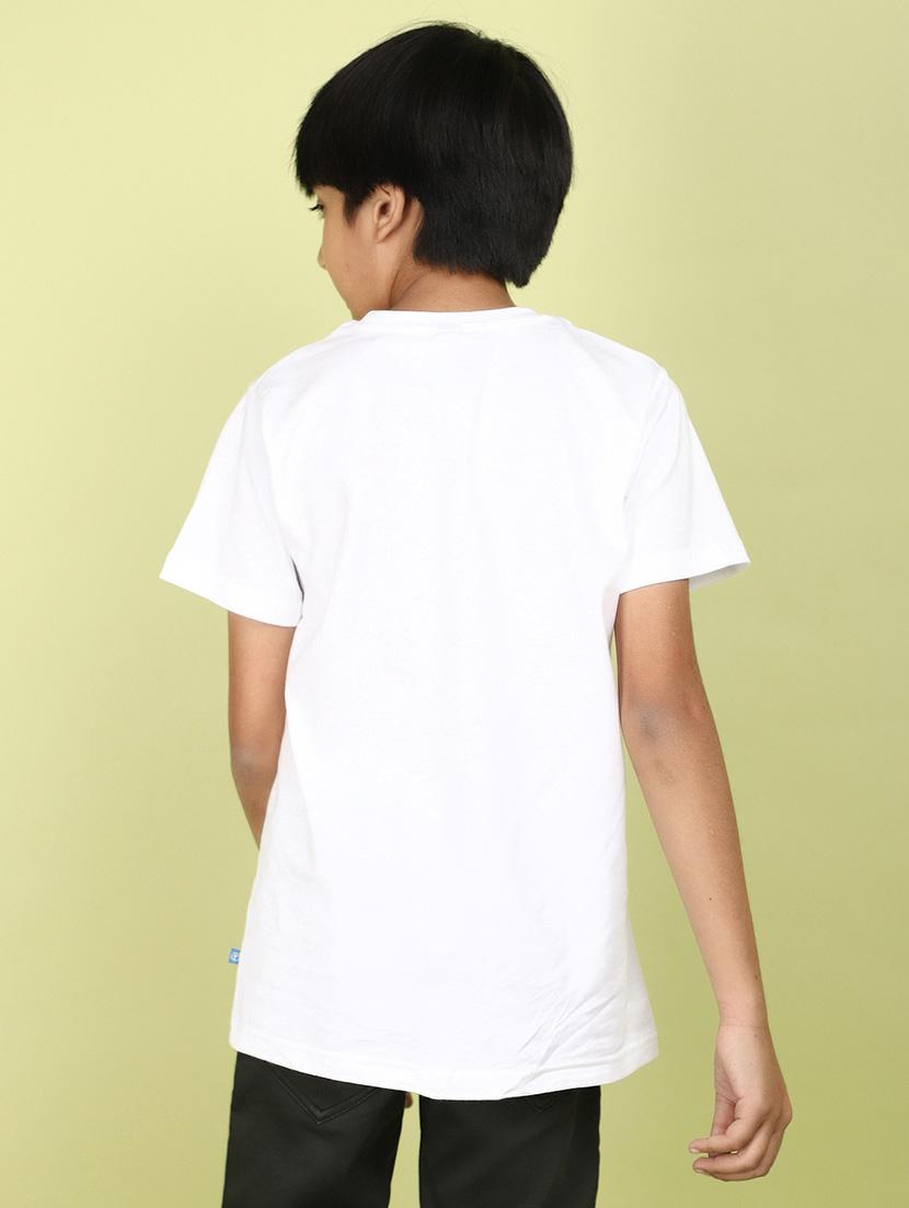 kids boy printed round neck t-shirt - 21177225 - Standard Image - 2