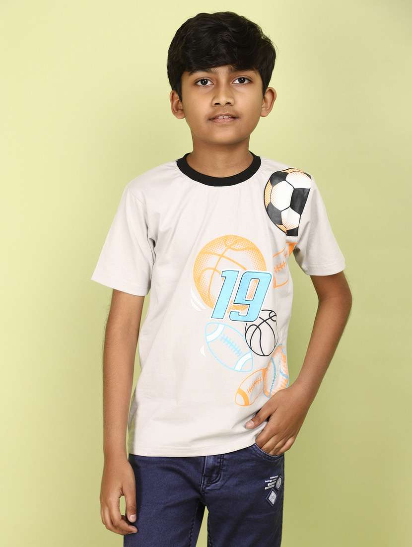 boys printed cotton t-shirt