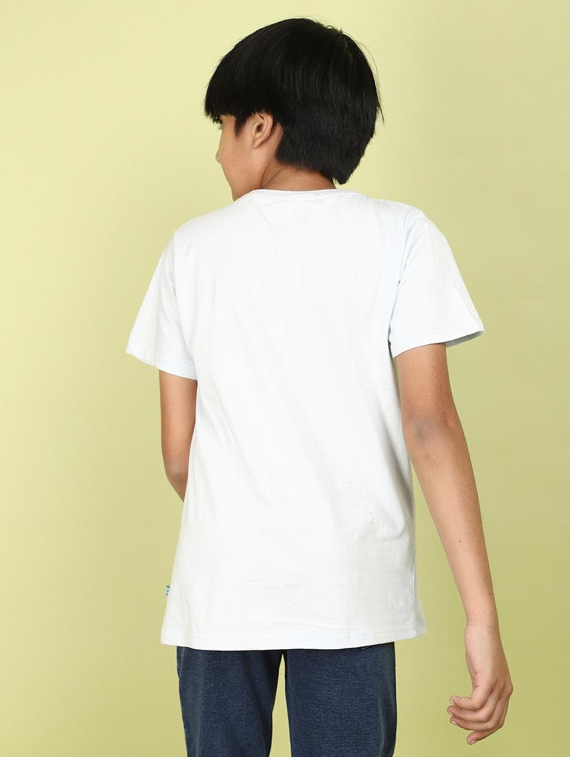 kids boy printed round neck t-shirt - 21177237 - Standard Image - 2