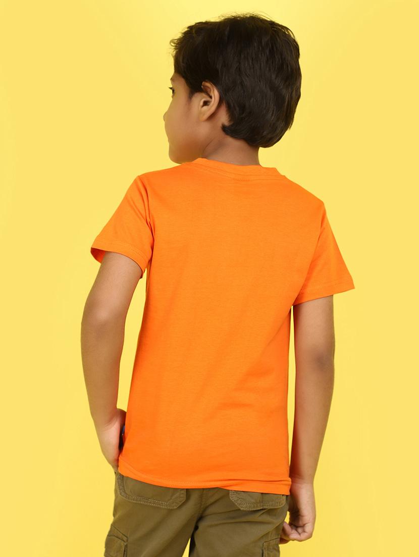 kids boy printed round neck t-shirt - 21177239 - Standard Image - 2