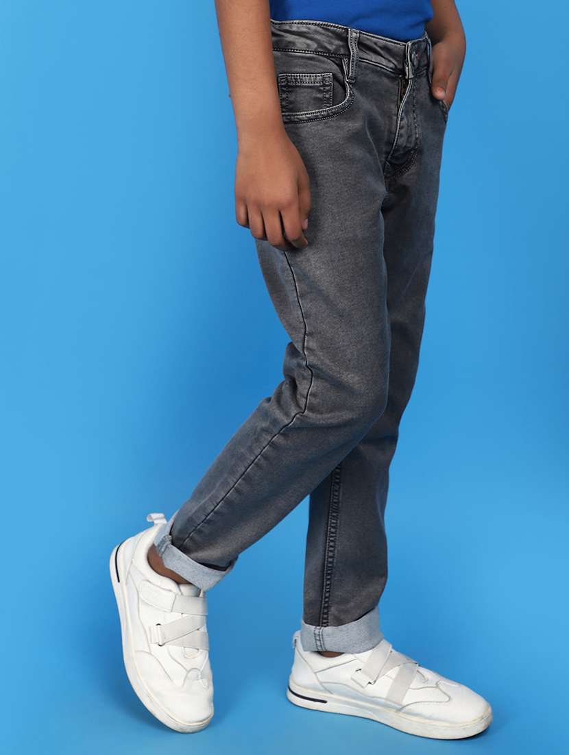 boy solid mid rise ankle length jean - 21177359 -  Standard Image - 2