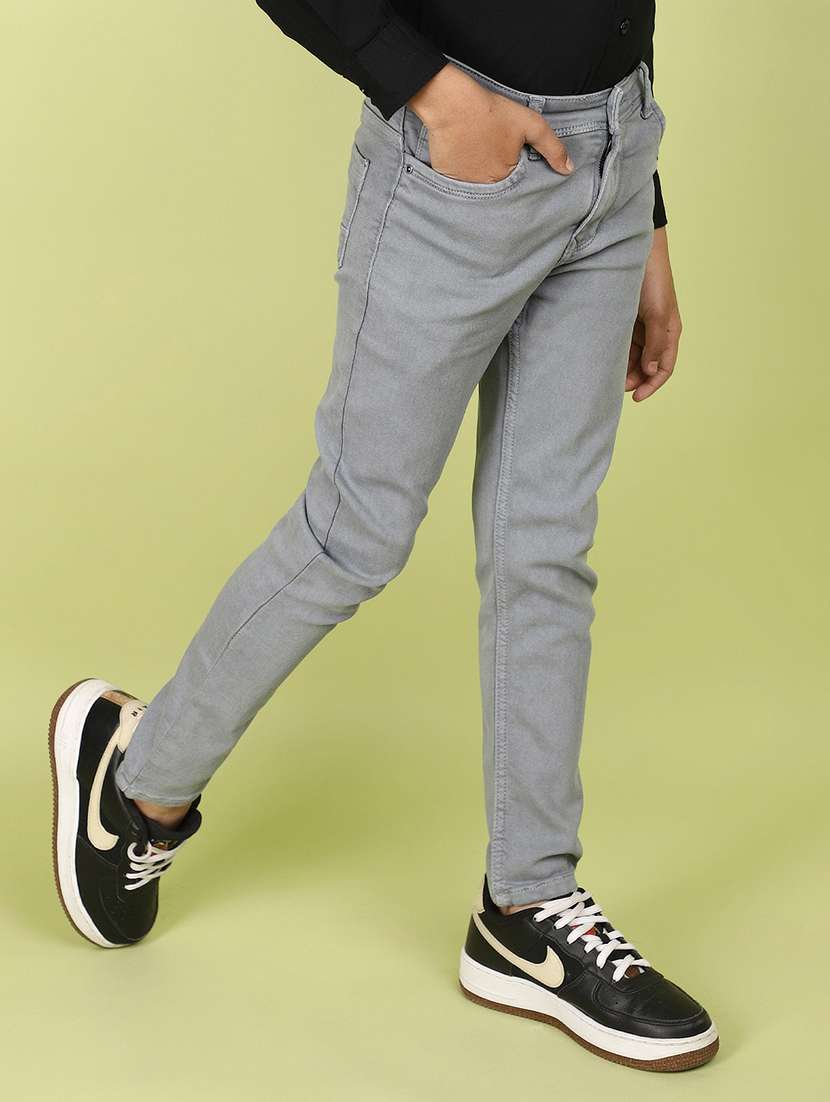 boy solid mid rise ankle length jean - 21177366 -  Standard Image - 2