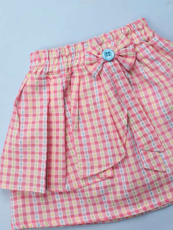 yellow printed top & skirt set - 21177570 -  Standard Image - 2