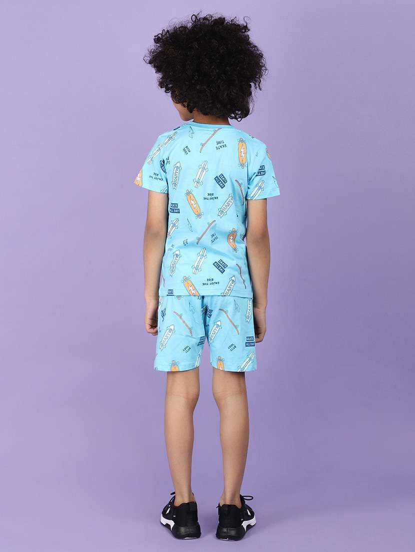 boys printed shorts twin set - 21177604 -  Standard Image - 2