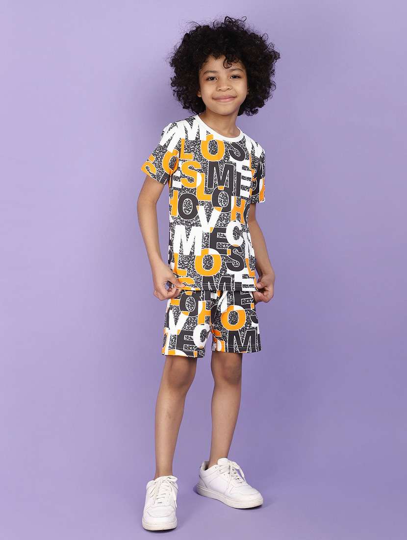 black cotton shorts set twin sets & dungree