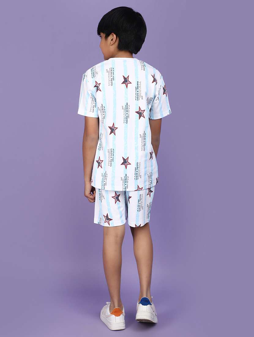 boys printed shorts twin set - 21177621 -  Standard Image - 2