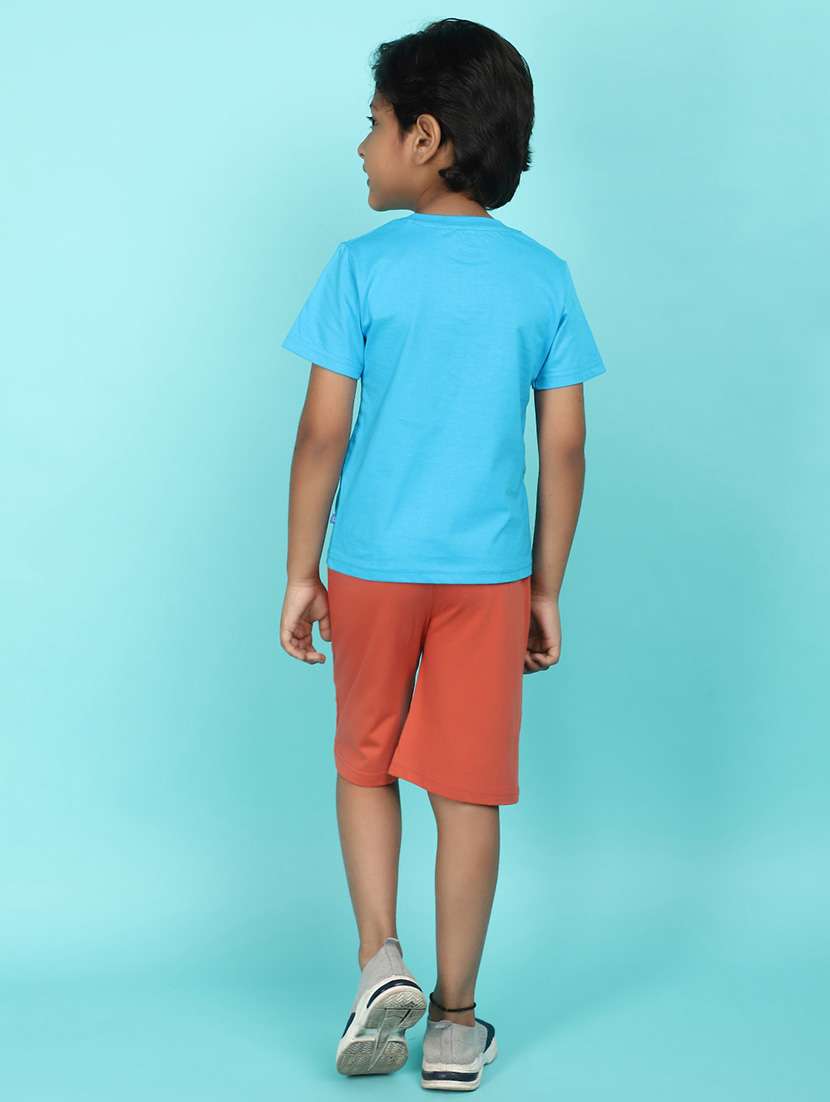 boys printed shorts twin set - 21177728 -  Standard Image - 2