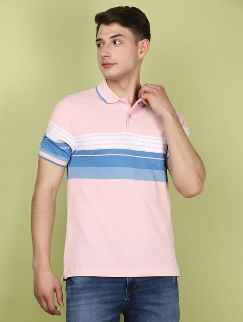 men striped polo t-shirt - 21177858 - Standard Image - 0