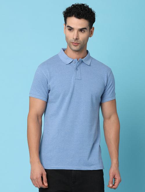 men solid polo t-shirt - 21177859 - Standard Image - 0