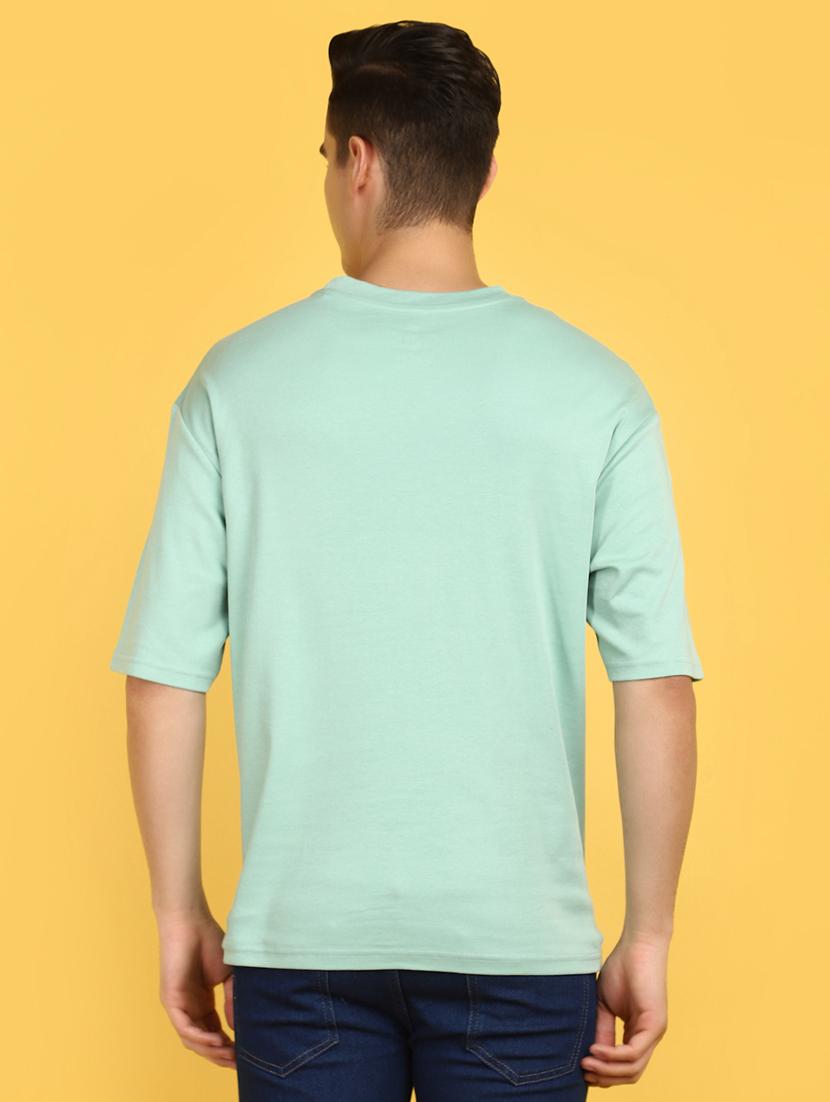men placement print round neck t-shirt - 21177898 - Standard Image - 2