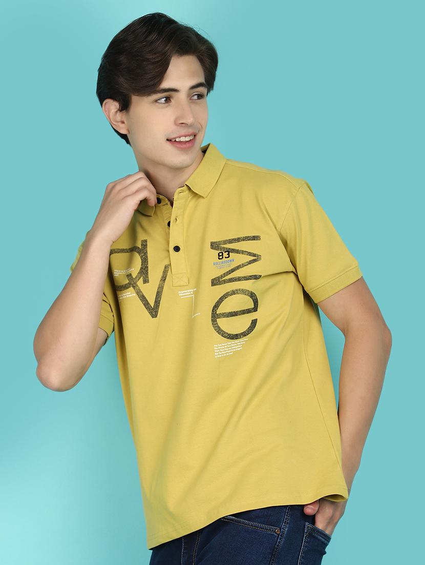 men printed polo t-shirt - 21177949 - Standard Image - 2