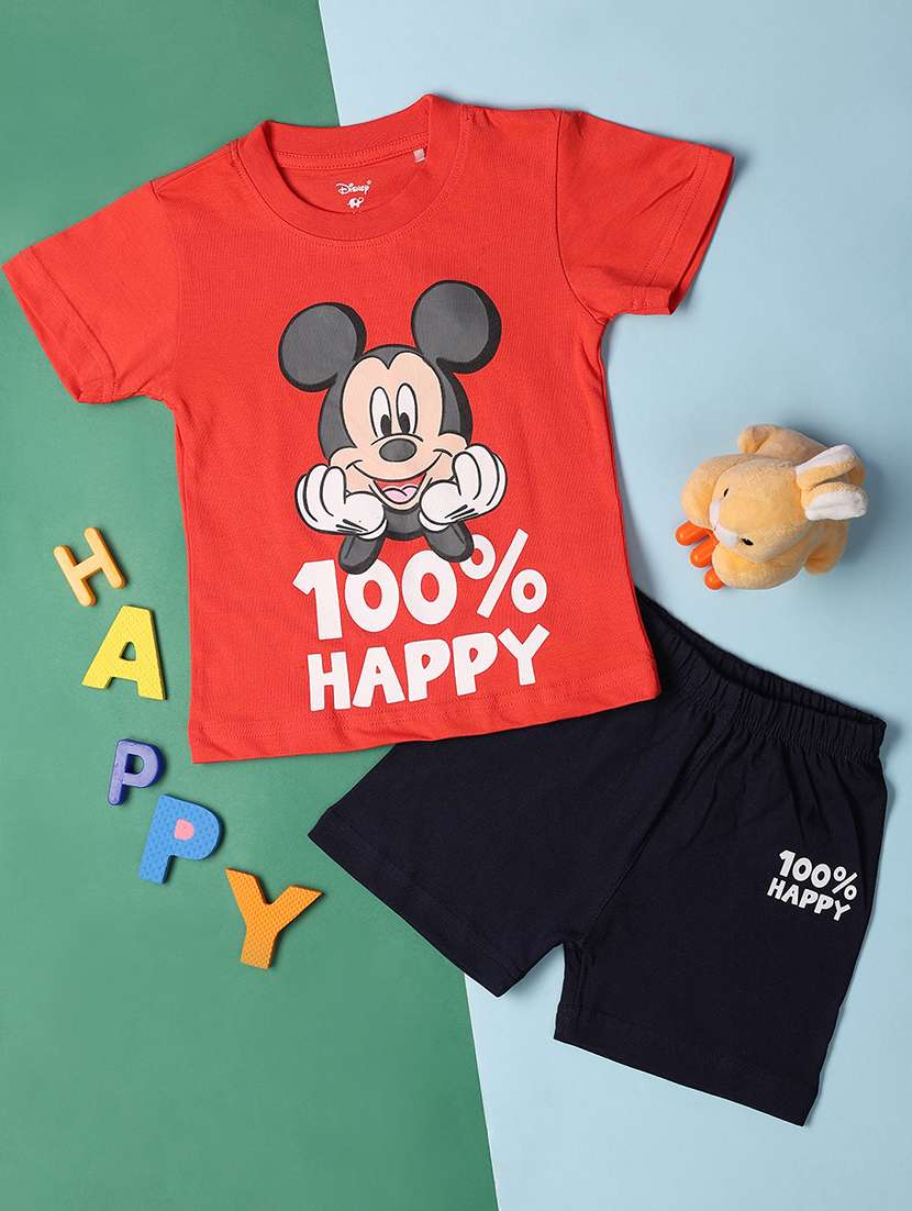 kids printed shorts twin set