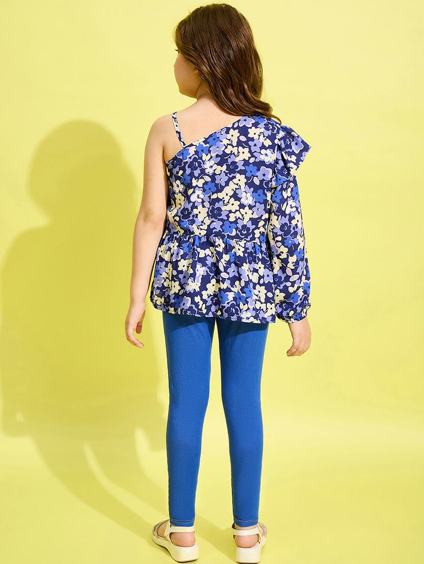 blue cotton blend full length set - 21180723 - Standard Image - 2