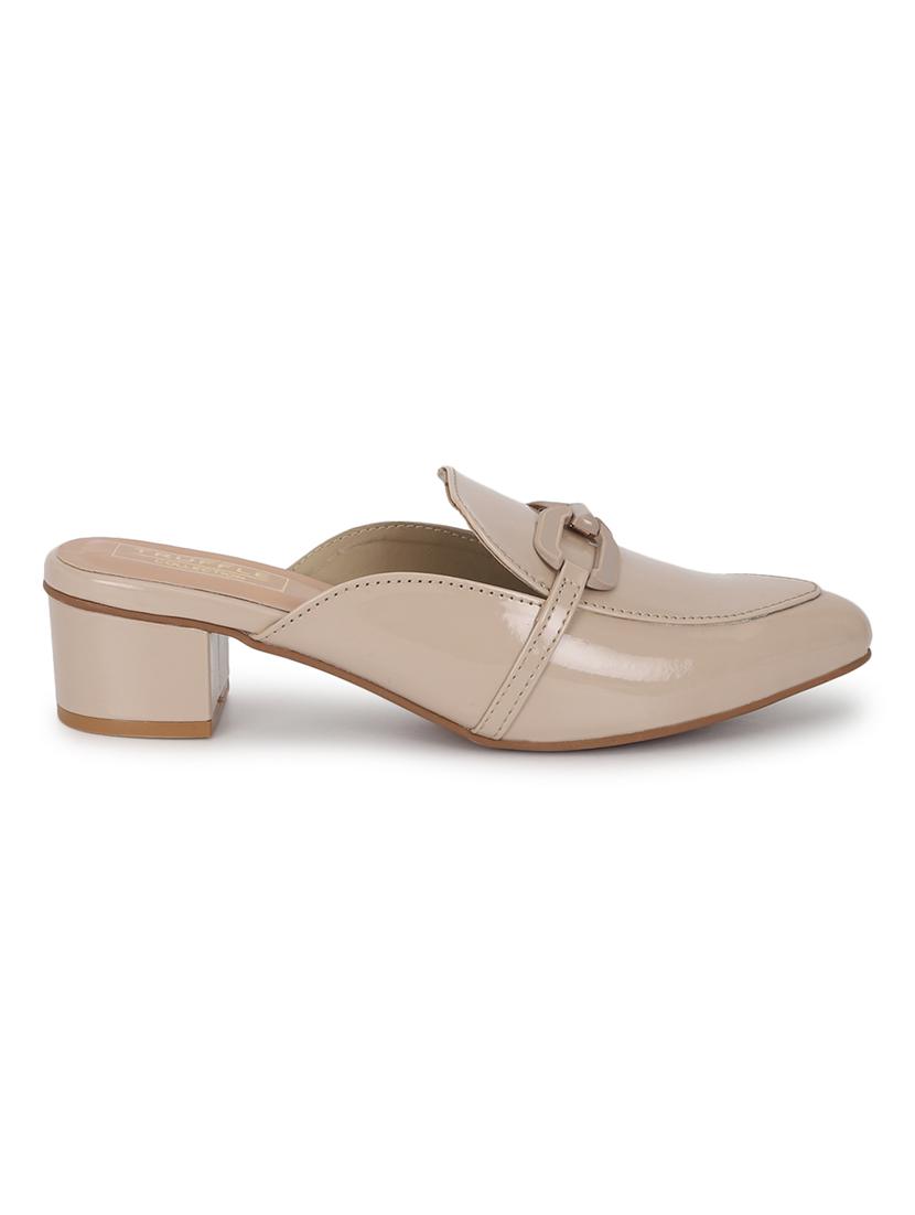nude brown slip on sandal - 21180952 - Standard Image - 2
