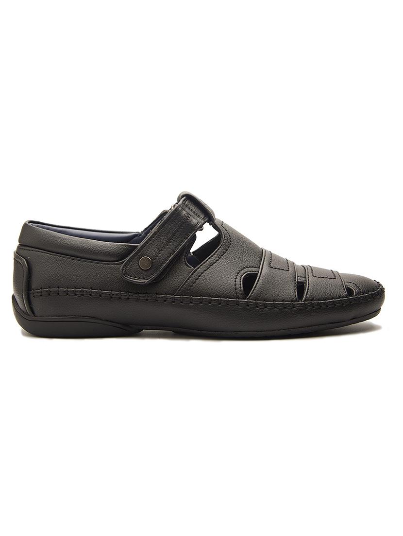 black strap sandals - 21181000 - Standard Image - 2