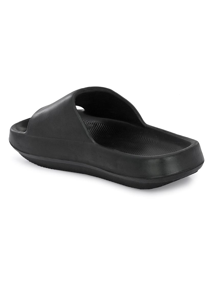 black eva slip on flip flops - 21181378 - Standard Image - 2