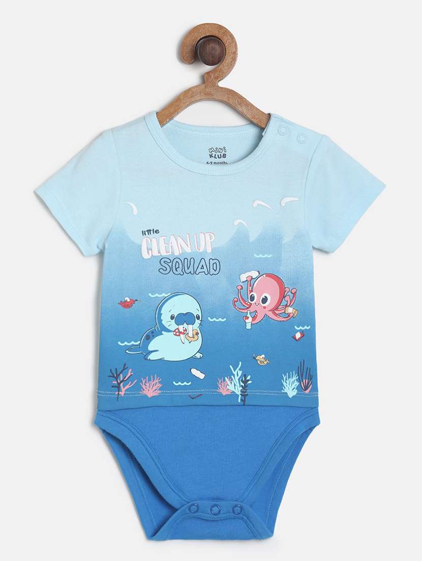 kids cotton printed romper 