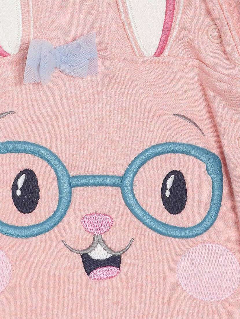 pink printed cotton onesie - 21182588 -  Standard Image - 2