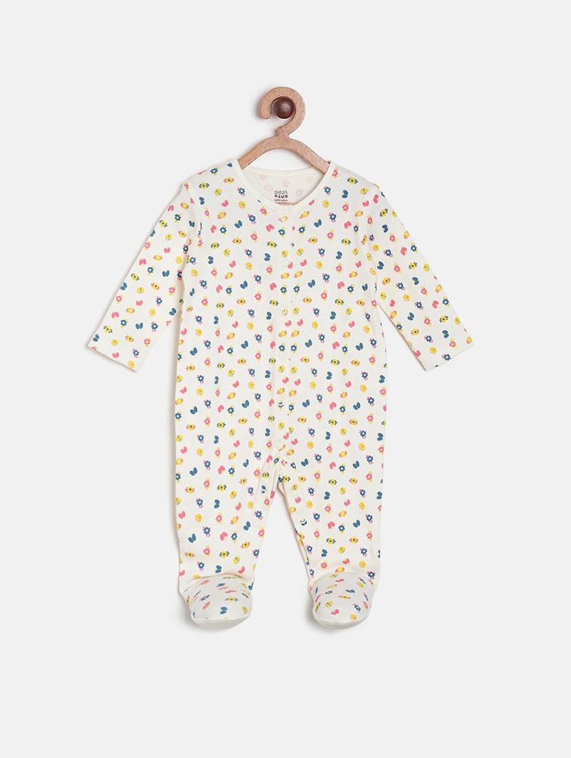pack of 2 multi coloured printed onesies - 21182593 - Standard Image - 2