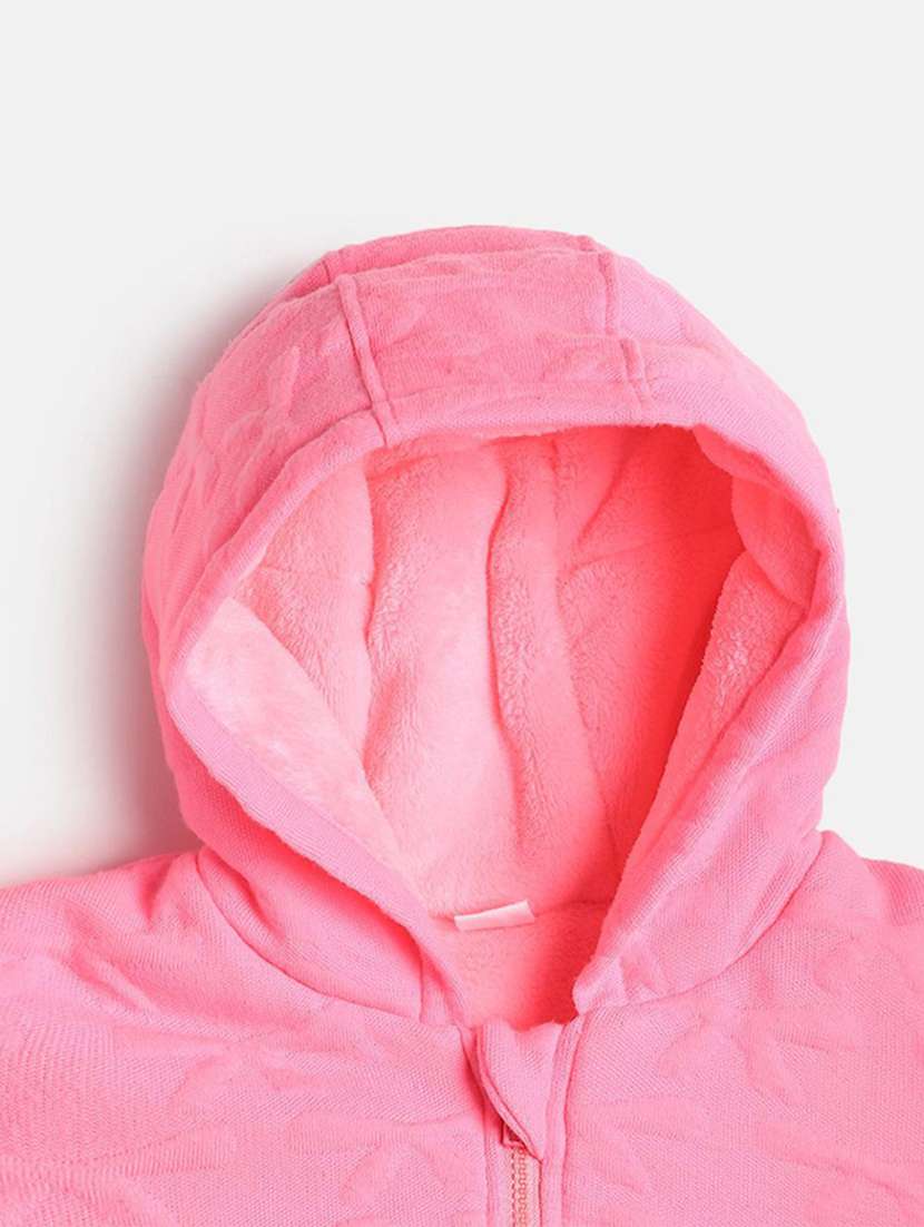 pink polyester regular jacket - 21182717 - Standard Image - 2