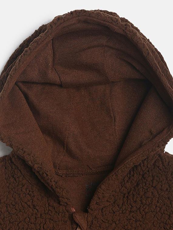 boy hooded long sleeves jacket - 21182980 - Standard Image - 2