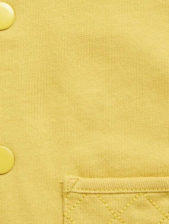 mustard cotton blend regular jackets & coat - 21183131 -  Standard Image - 2