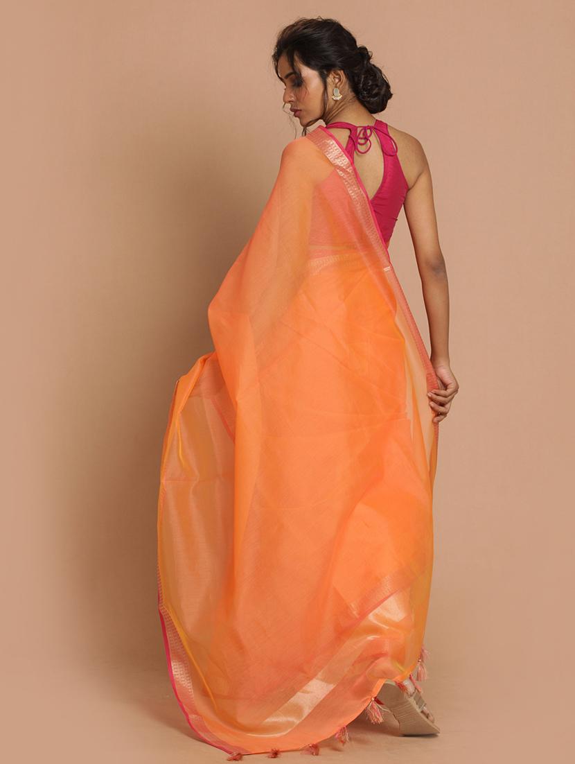 women solid plain saree - 21185242 - Standard Image - 2