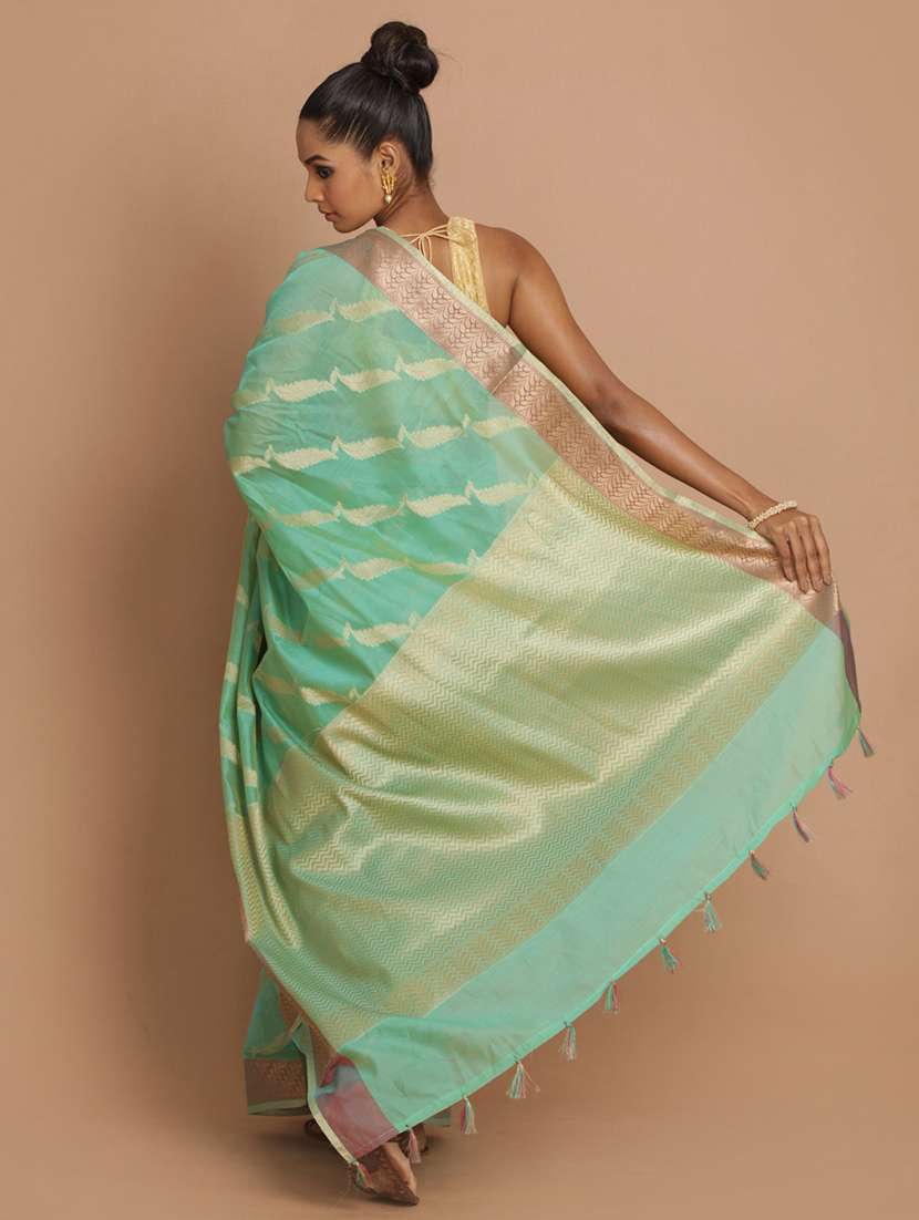 women self design banarasi saree with blouse - 21185515 - Standard Image - 2