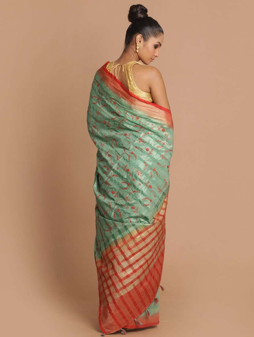 women self design southern silk saree with blouse - 21185516 - Standard Image - 2