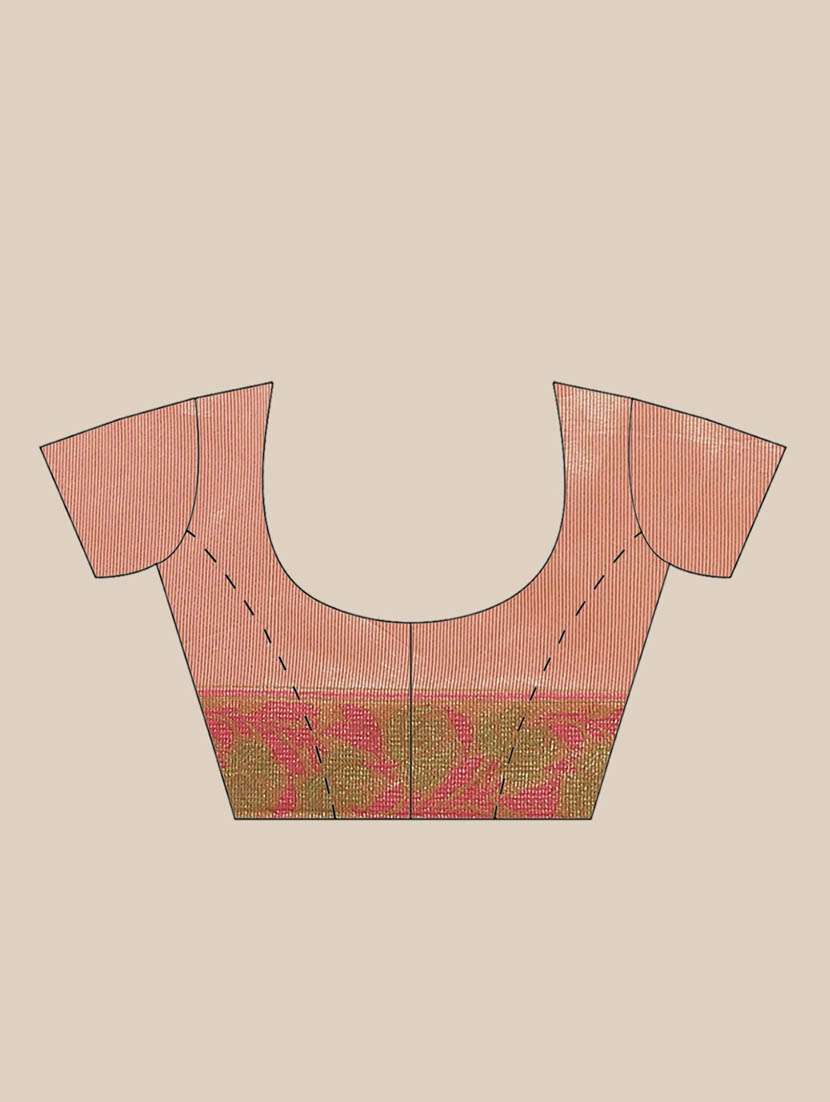 women solid with bordered saree with blouse - 21185675 -  Standard Image - 2