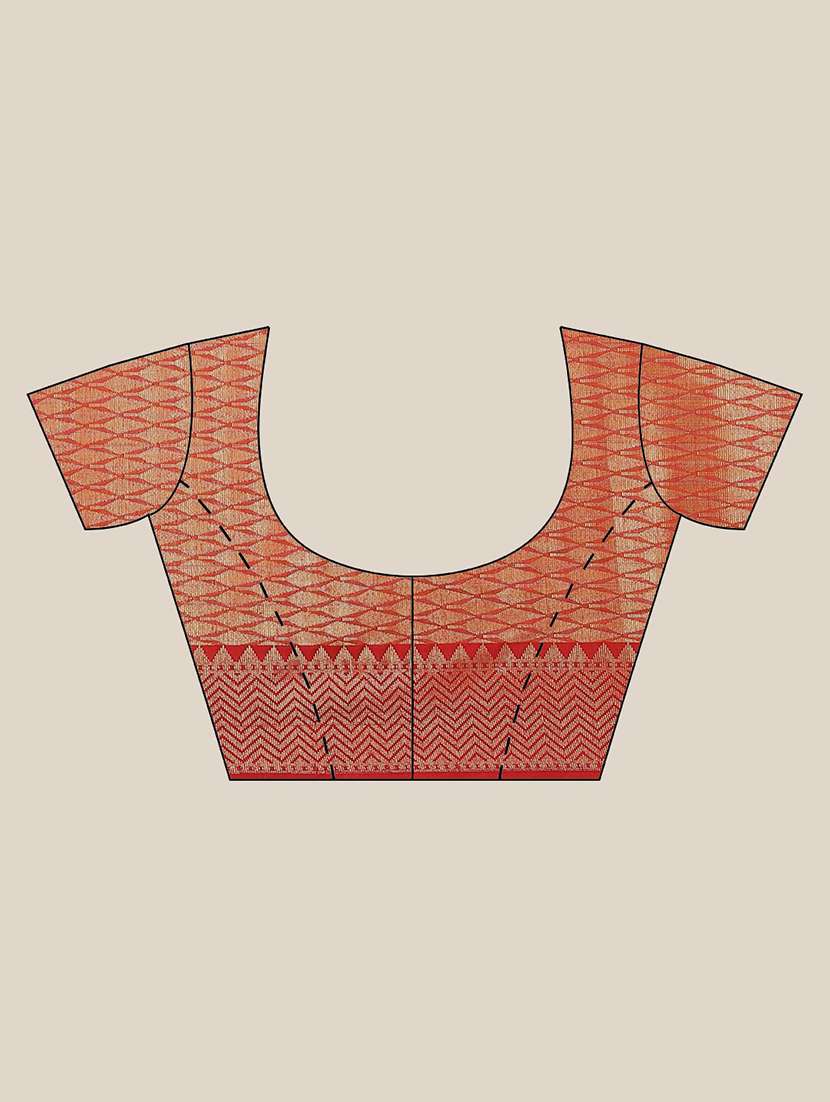self design banarasi saree with blouse - 21185683 - Standard Image - 2