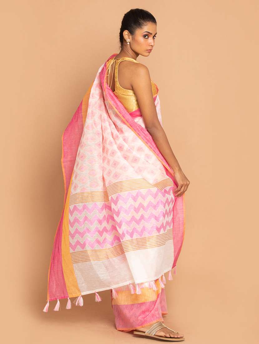 women self design handloom saree with blouse - 21185766 -  Standard Image - 2