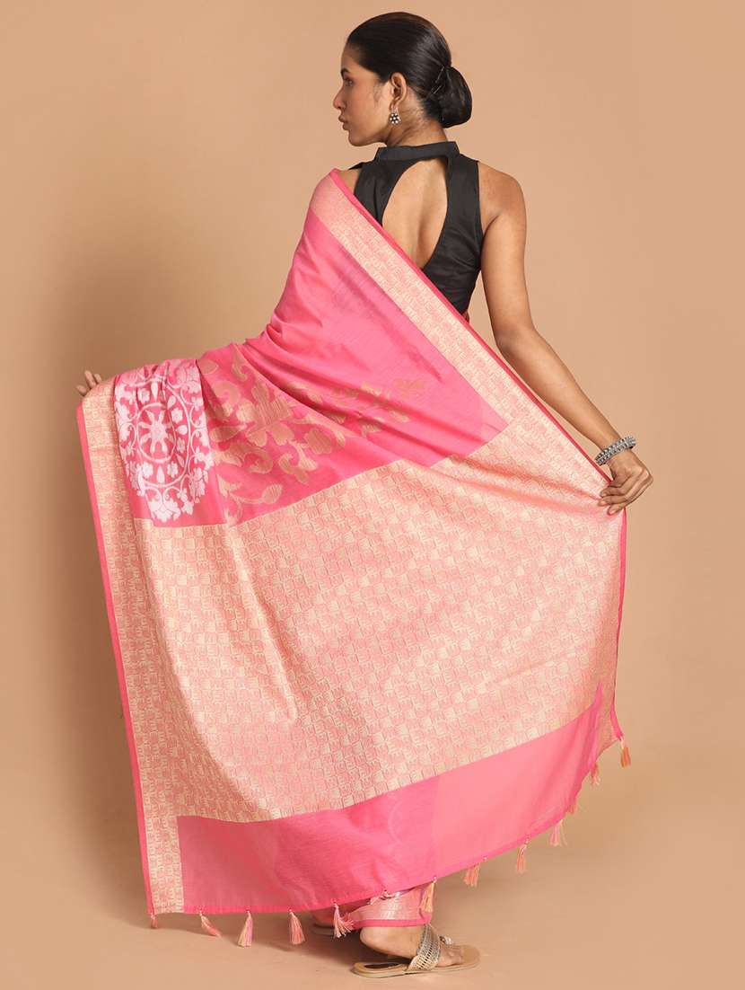 women self design bordered saree with blouse - 21185787 - Standard Image - 2