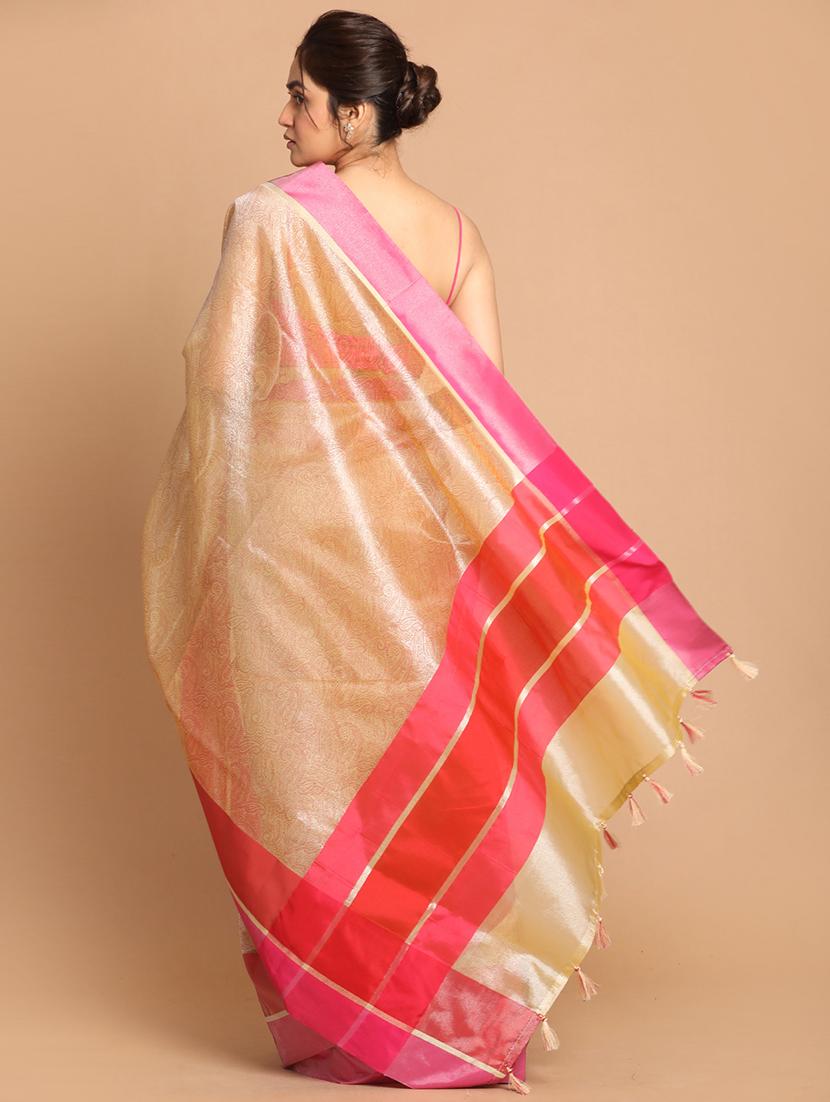 women self design bordered saree with blouse - 21185820 - Standard Image - 2