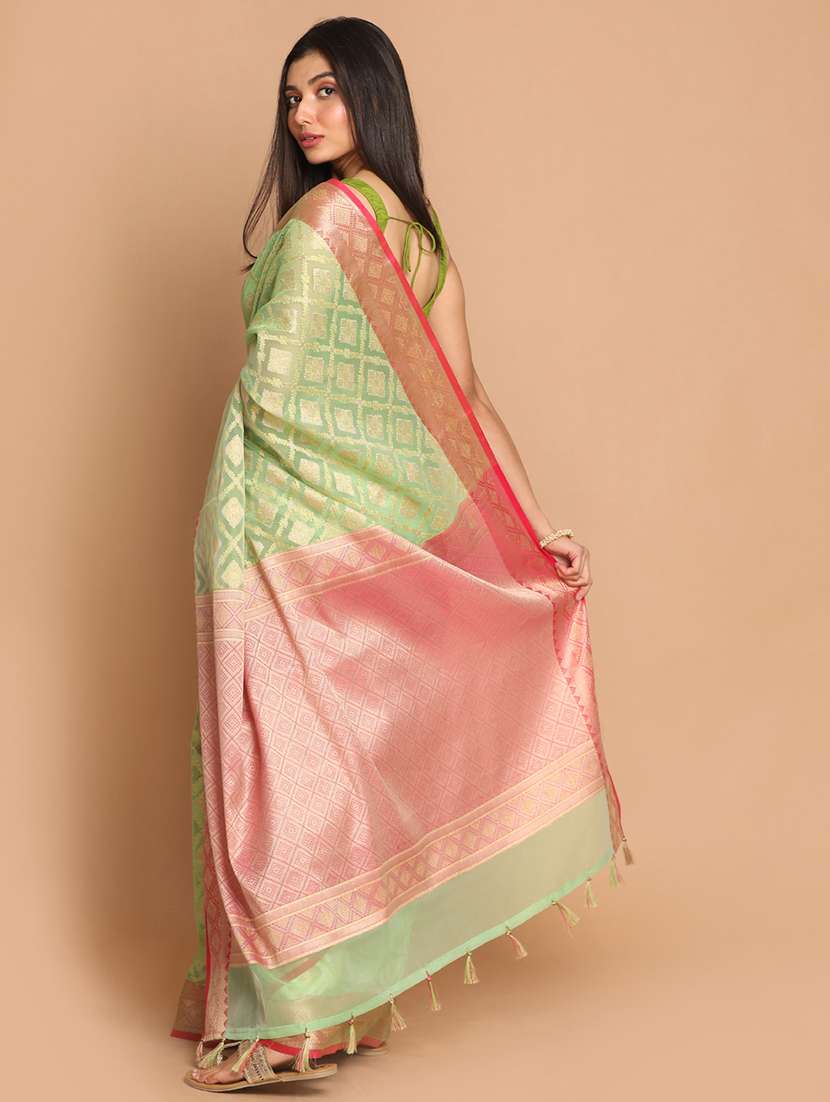 women self design banarasi saree with blouse - 21185827 - Standard Image - 2