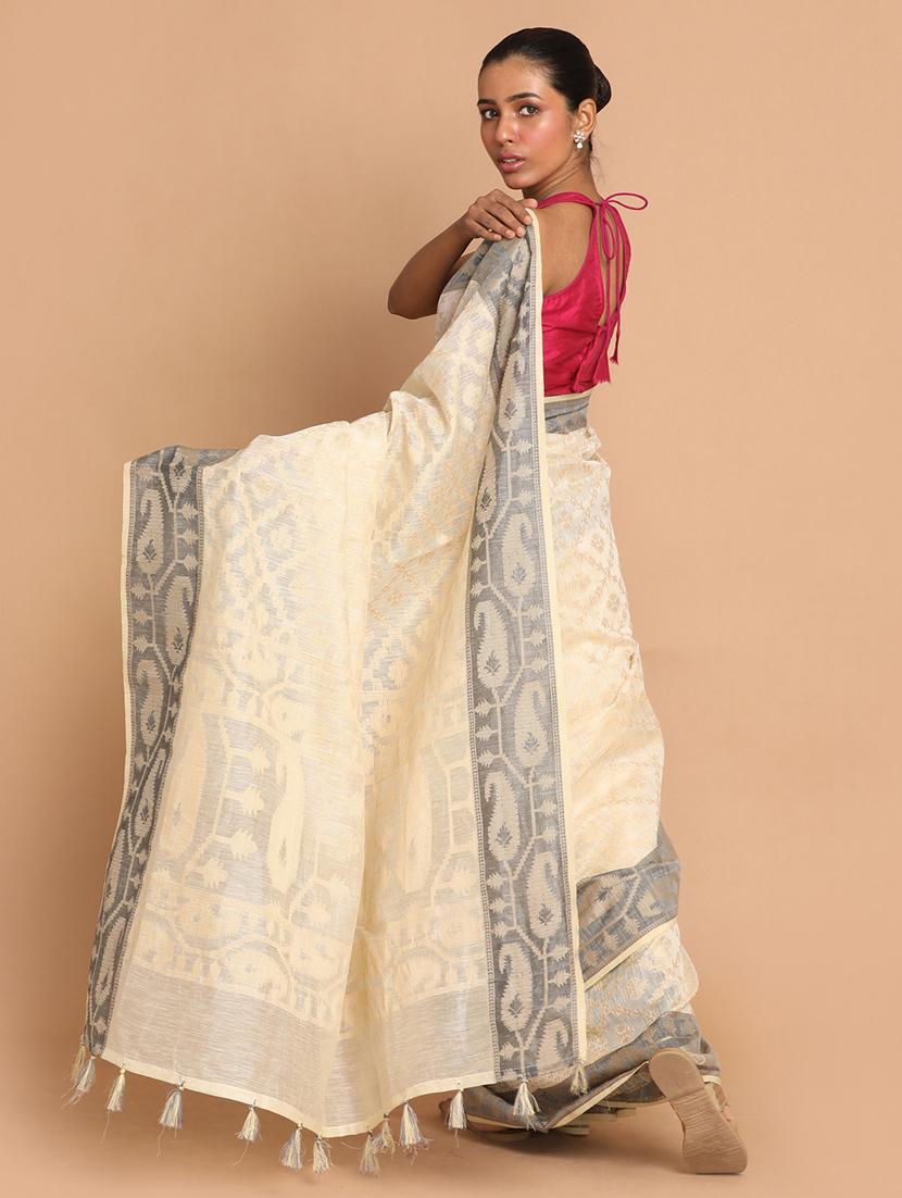 women self design bordered saree - 21185886 - Standard Image - 2