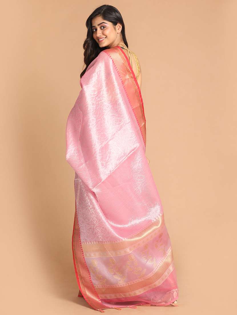 women self design banarasi saree with blouse - 21185996 -  Standard Image - 2
