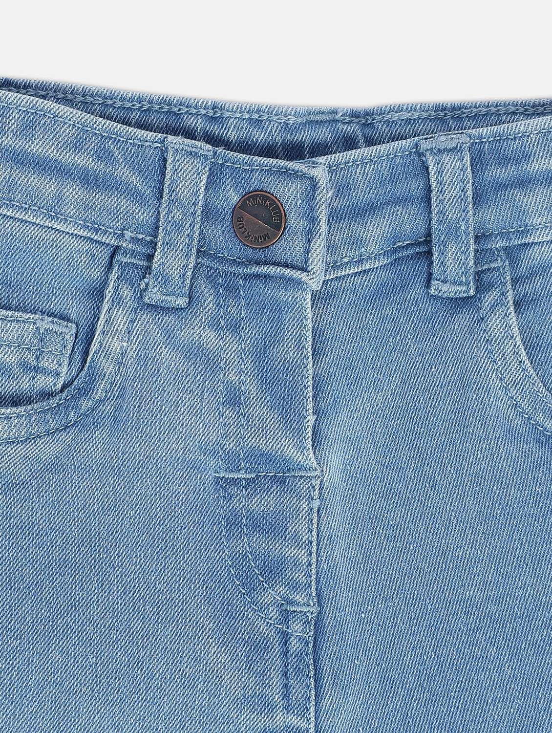 light blue cotton blend jean - 21186356 - Standard Image - 2