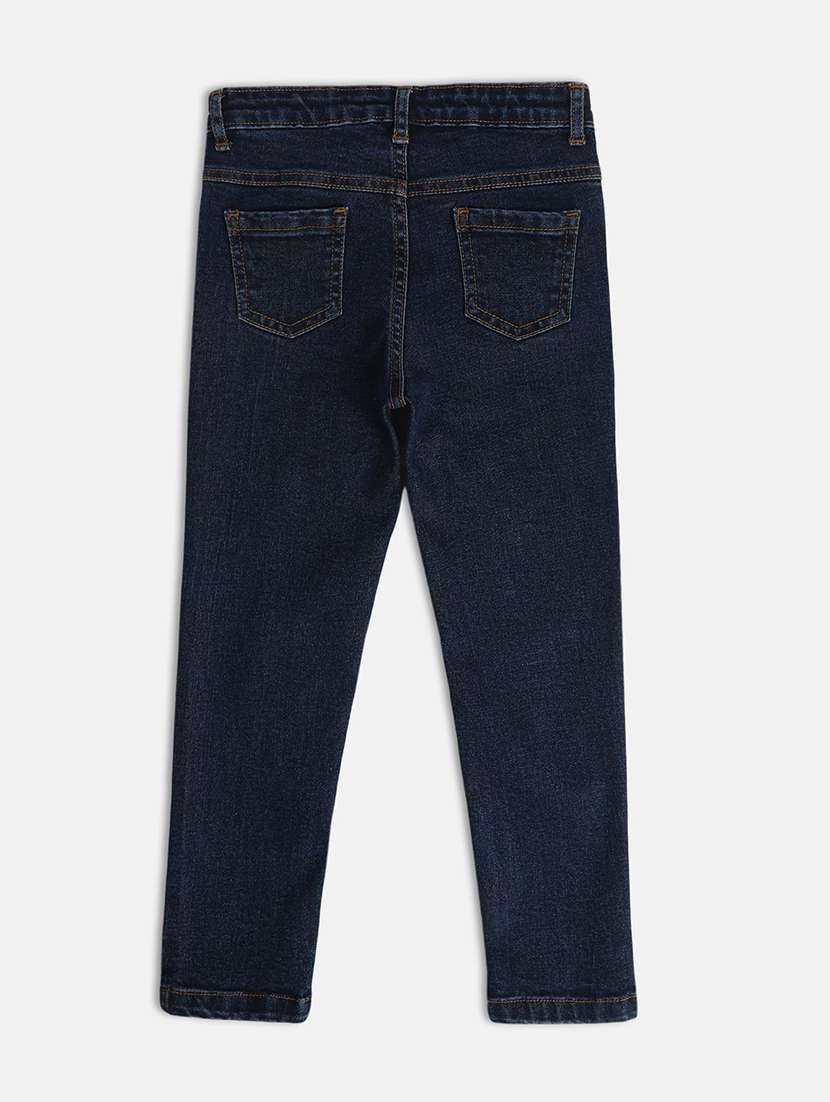 blue cotton blend jean - 21186366 - Standard Image - 2