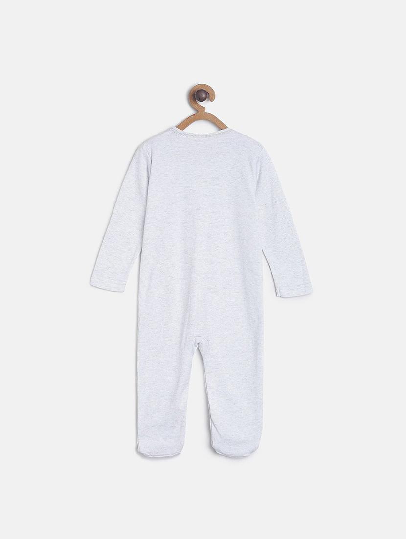 kids round neck solid onesies and rompers set - 21187204 - Standard Image - 2