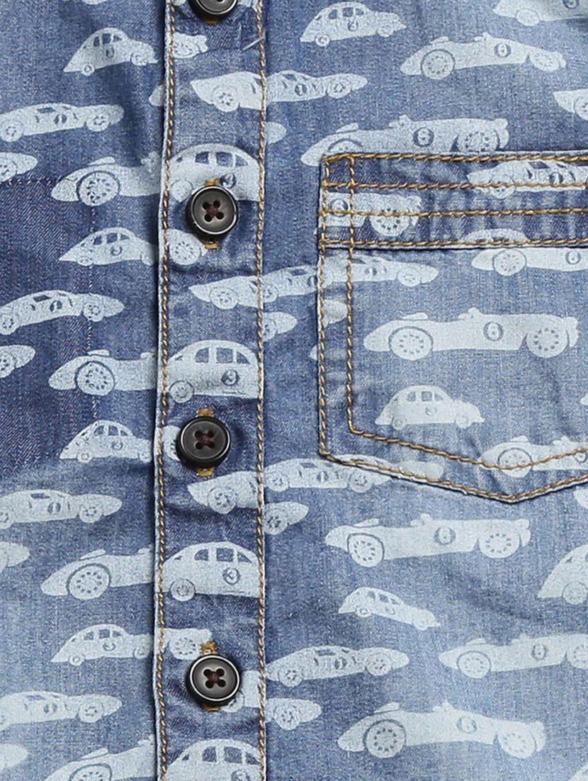 kids printed cotton shirt - 21188107 - Standard Image - 2