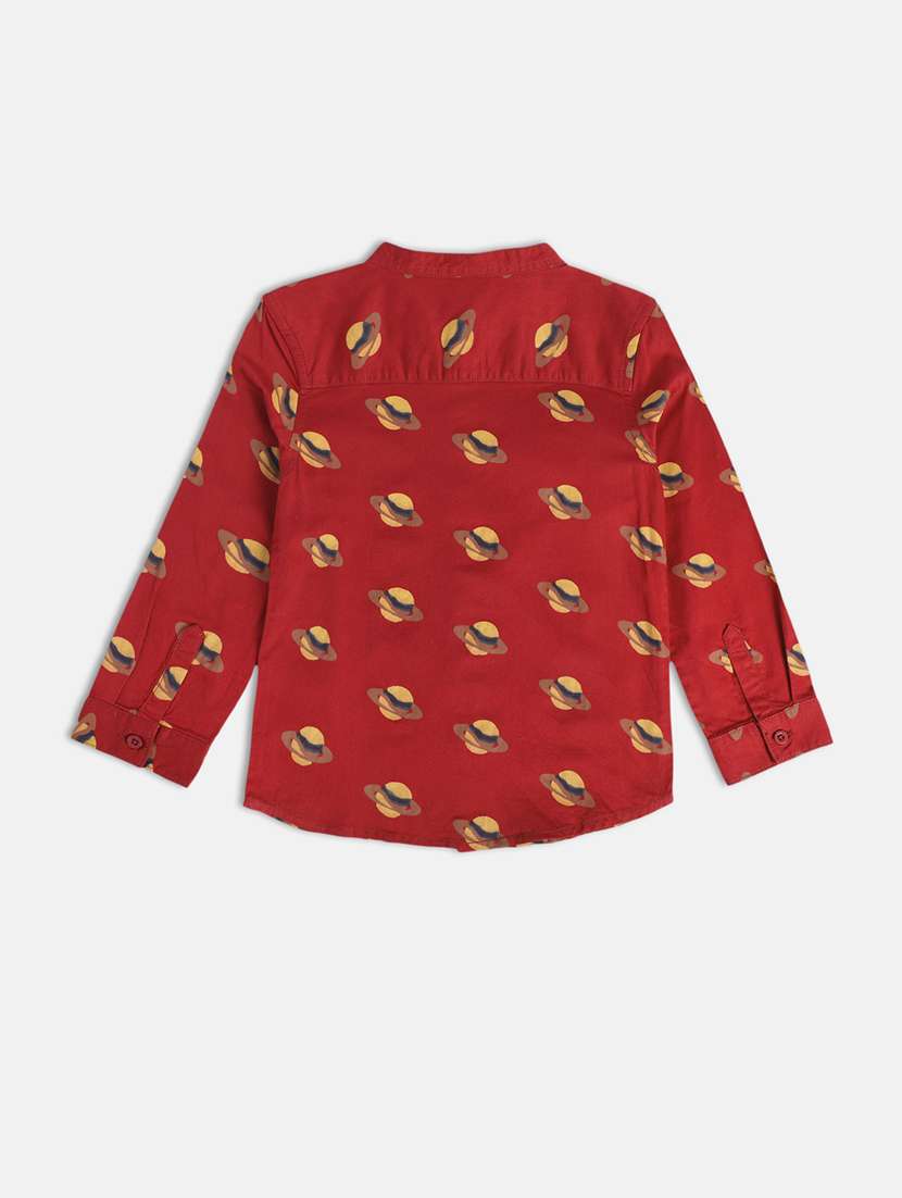 kids printed cotton blend shirt - 21188288 -  Standard Image - 2