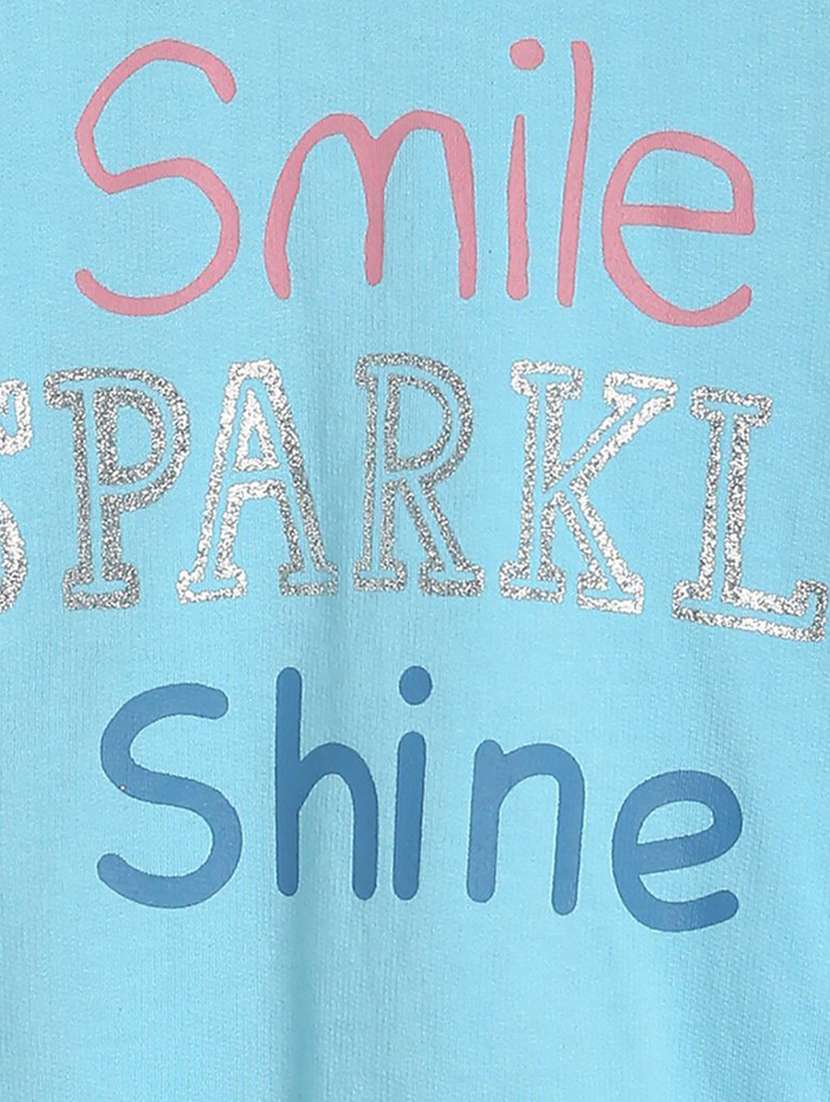 blue cotton front print sweatshirt - 21188375 -  Standard Image - 2