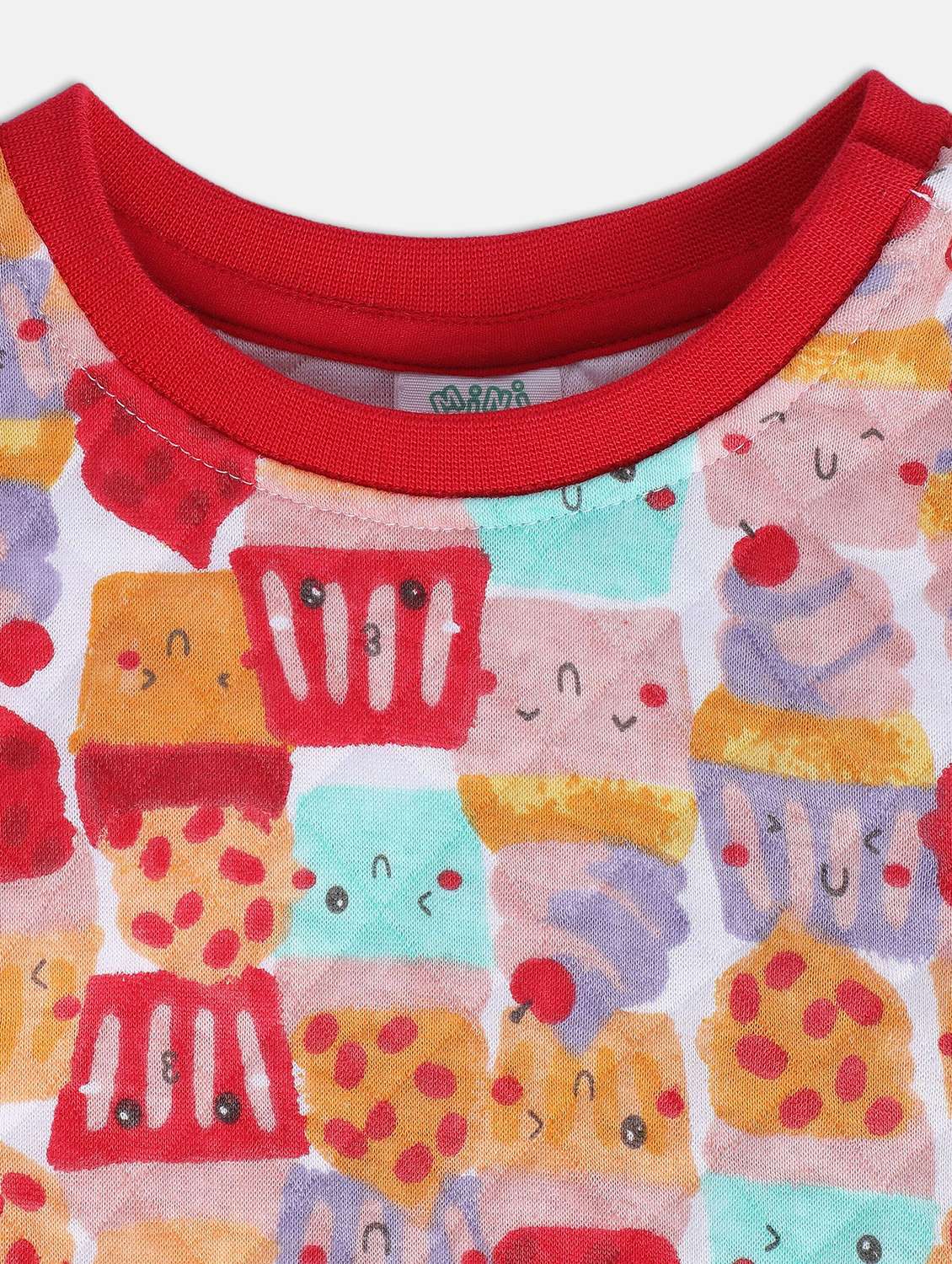 white cotton all over printed sweatshirt - 21188501 -  Standard Image - 2