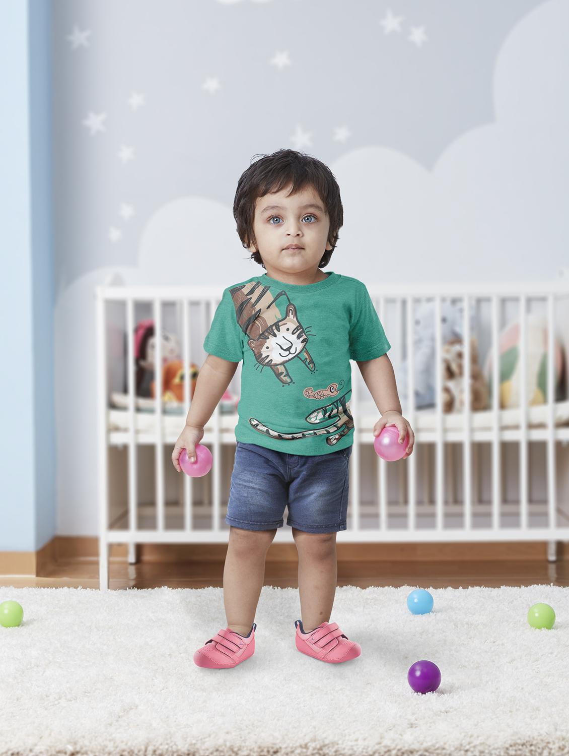 kids round neck printed t-shirt - 21188948 - Standard Image - 2