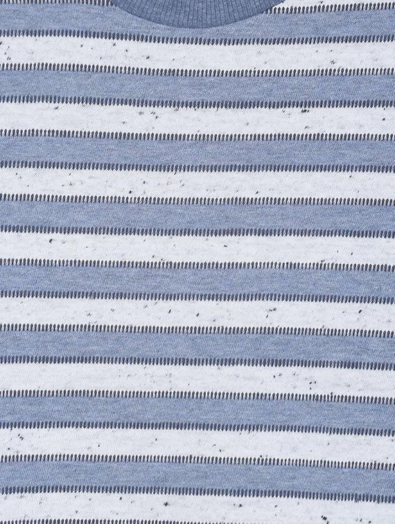 kids round neck stripes printed t-shirt - 21188980 - Standard Image - 2